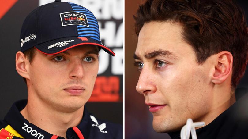 Max Verstappen and George Russell are embroiled in war of words.