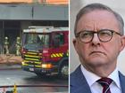 Anthony Albanese has slammed the 'hate' arson attack on a Melbourne Jewish synagogue. 