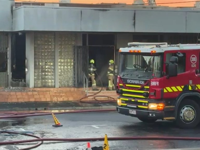 Fire crews have battled a massive inferno at the Adass Israel Synagogue in Melbourne. 