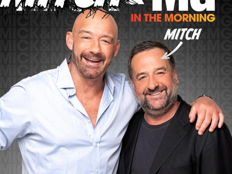 Triple M Sydney breakfast co-hosts (L-R) Mark Geyer and Mick Molloy