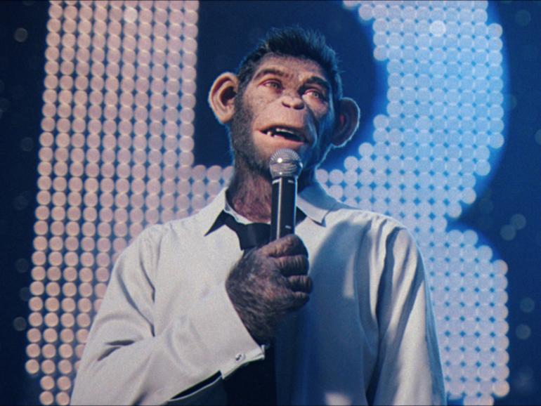 Better Man is a Robbie Williams biopic in which is personafied as a chimp.