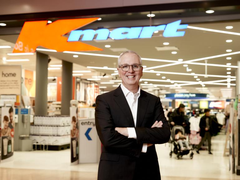 Outgoing Kmart Group managing director Ian Bailey.