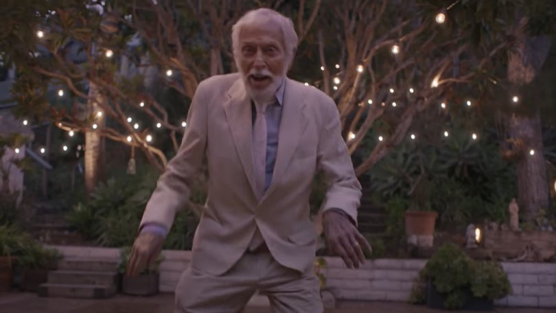 Dick Van Dyke in Coldplay's new music video.