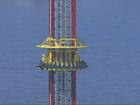 The FreeFall is a 130-metres tower and ride, with a vehicle encircling the tower that takes up to 30 riders to the structure’s top.