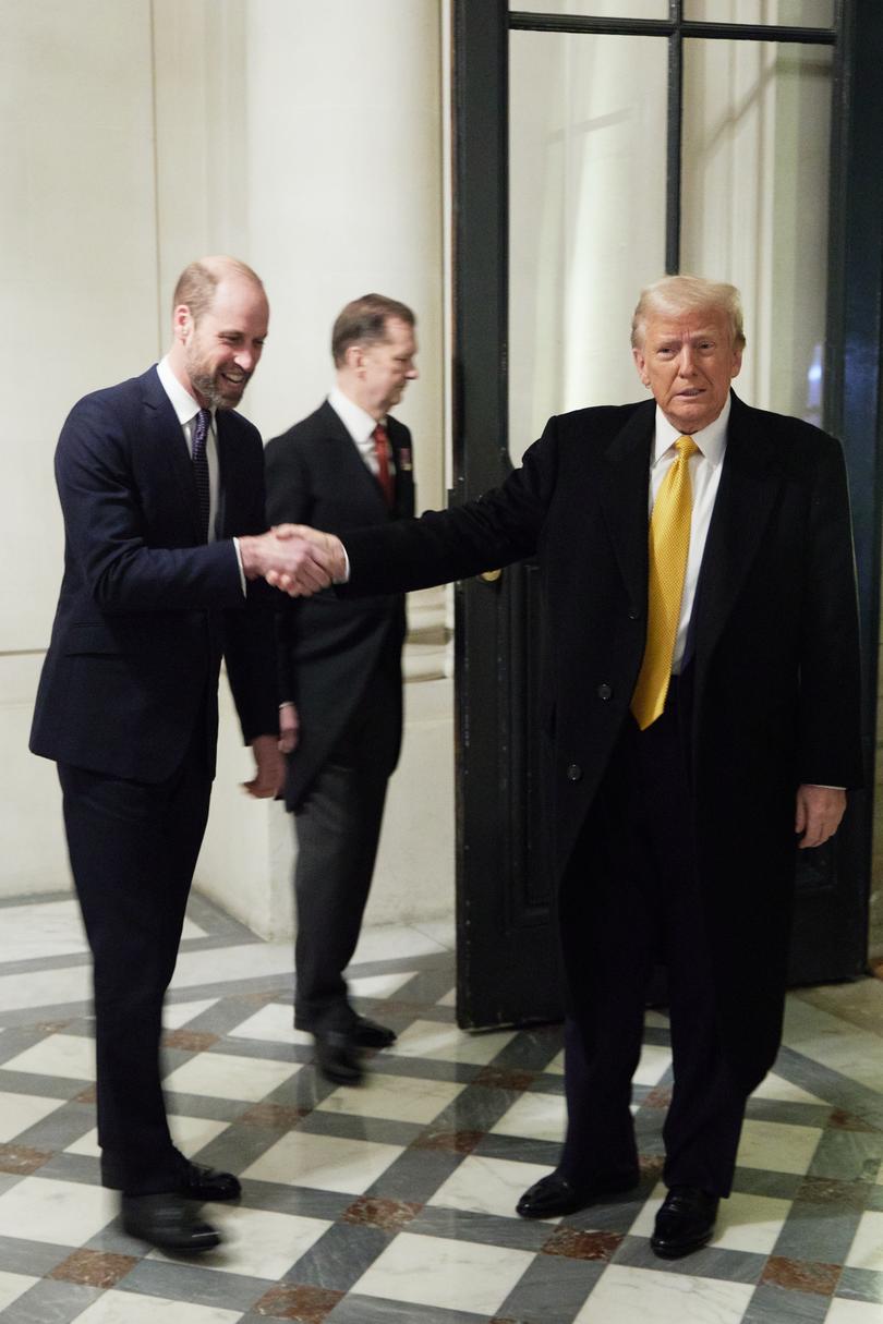 Donald Trump meets with Prince William.