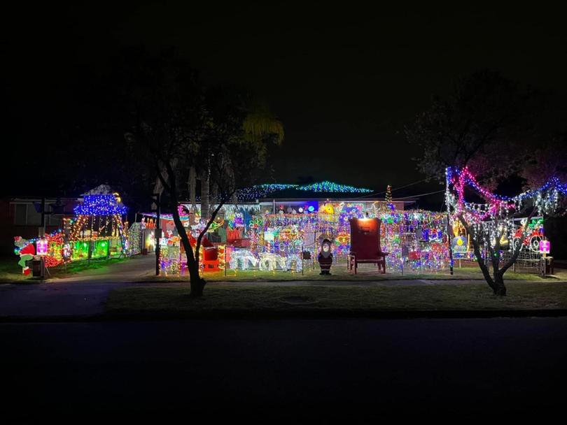 Come see the Le Roux Christmas lights display at 39 Alice Street, Rooty Hill, from 8pm each night.