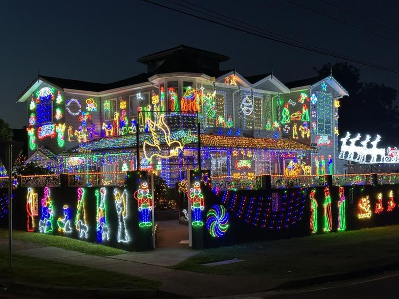 For the owners of 28 Hixson Street, Bankstown, setting up Christmas lights is a family tradition running for over 20 years.