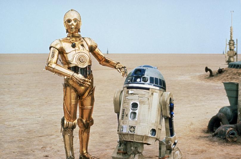 R2-D2 with C3PO in A New Hope.