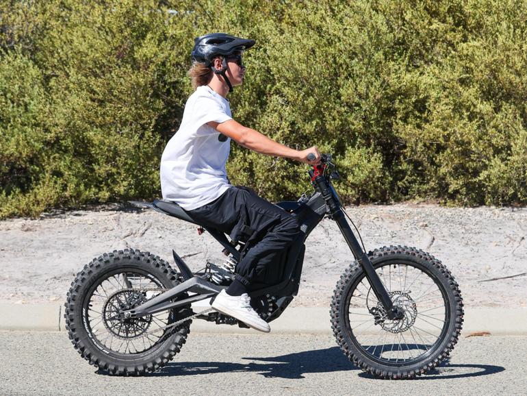 A father has been fined twice after his sons were using e-bikes illegally.