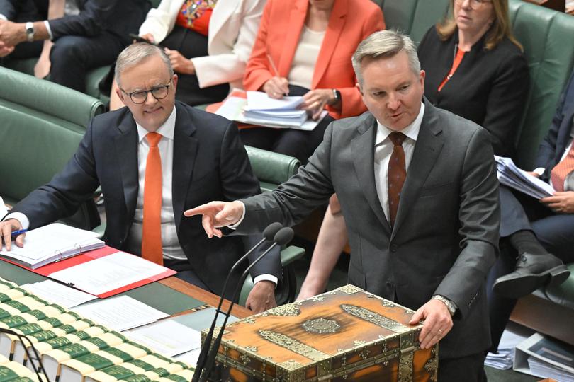 Minister for Climate Change Chris Bowen during Question Time.