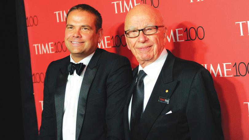 Lachlan and Rupert Murdoch.