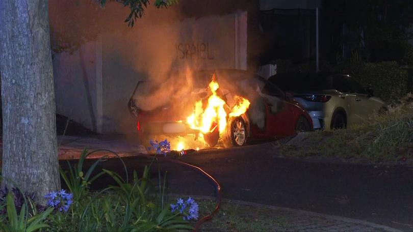 For the second time in two weeks, a known enclave of Jewish Australians in a leafy suburb was targeted by firebug vandals in a vicious anti-Semitic attack.