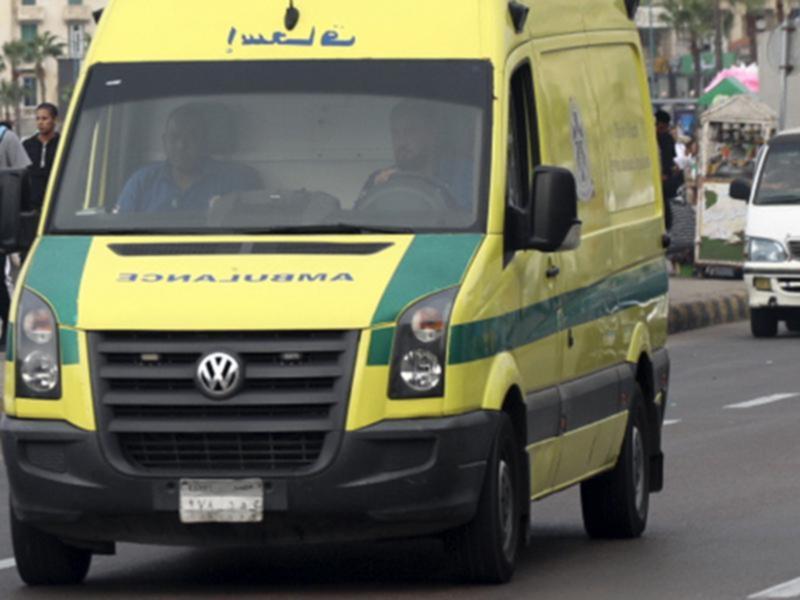 Eight people have died after an apartment building collapsed in Cairo's west. (AP PHOTO)