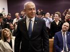 Israeli Prime Minister Benjamin Netanyahu says he can testify and lead the country at the same time. (AP PHOTO)