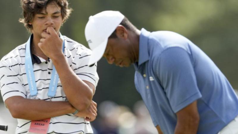 Tiger Woods will team with son Charlie at the PNC Championship next week.