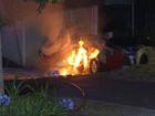 For the second time in two weeks vandals have sprayed anti-Semitic graffiti and torched a car in Woollahra, a known enclave of Jewish Australians.