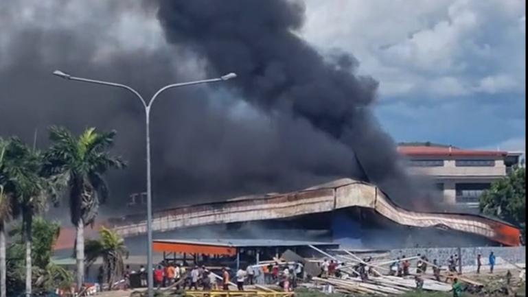 Port Moresby was plagued by civil unrest earlier in rhe year