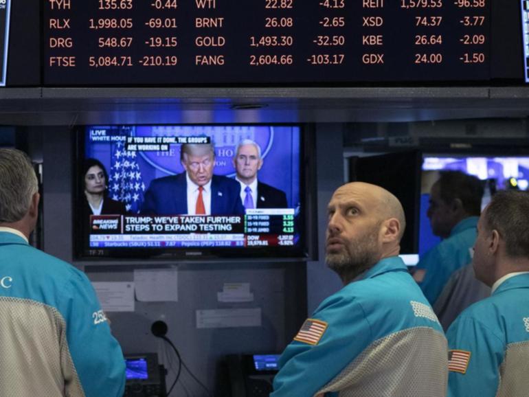 The US stock market surged after Donald Trump won the 2024 presidential election. (AP PHOTO)