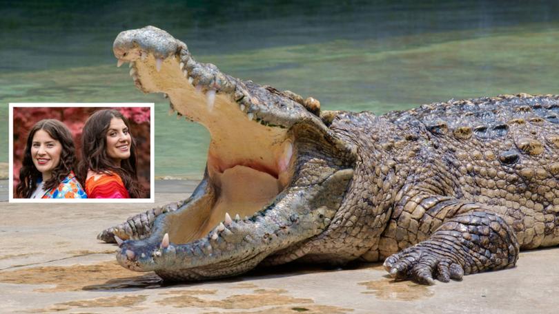 The sisters were swimming in a lagoon near Puerto Escondido in Mexico in June 2021 when Melissa was pulled under by a crocodile.