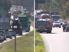 A woman has died in a two-vehicle crash on the M7 in Western Sydney.