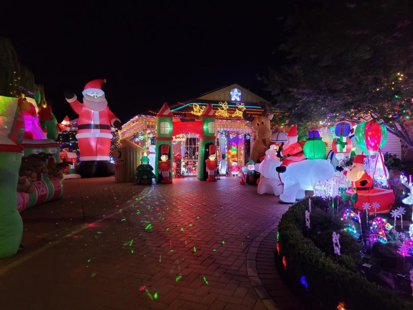 “Every year for as long as we can remember, the owners at 71 Dunnings Road, Point Cook spend months to set up this lovely fully walk-in and interactive display,” Kennedy said.