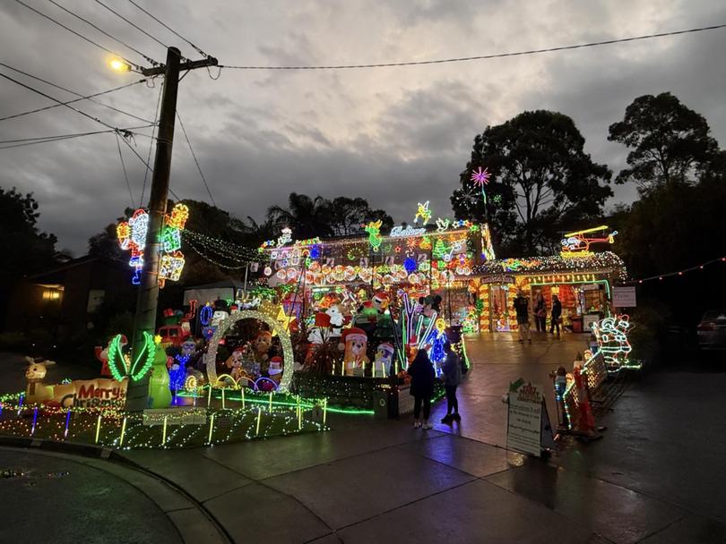 The owners of 11 Rawdon Court, Boronia have gone all out this year, adding a heap of new lights for 2024, now totalling 85,000!