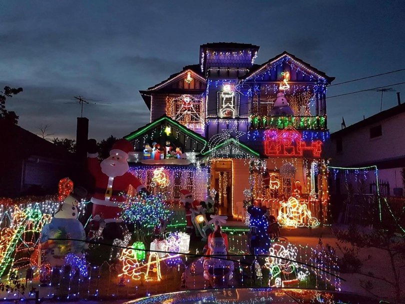 This Christmas lights display at 5 Molesworth Street, Coburg has music to enjoy, plus tens of thousands of lights. 