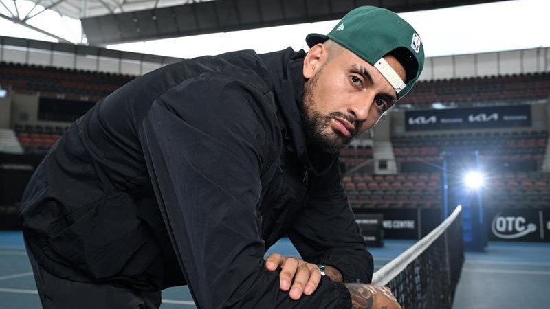 Nick Kyrgios has lined up World No.1 Jannik Sinner.
