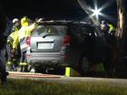 A teenager has suffered serious injuries when his vehicle crashed into a tree as he was being pursued by police in Western Sydney early Friday morning.