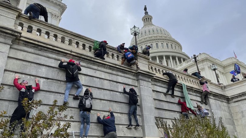 The FBI denied having involvement by its informants in the January 6 riots at the Capitol in 2021. (AP PHOTO)