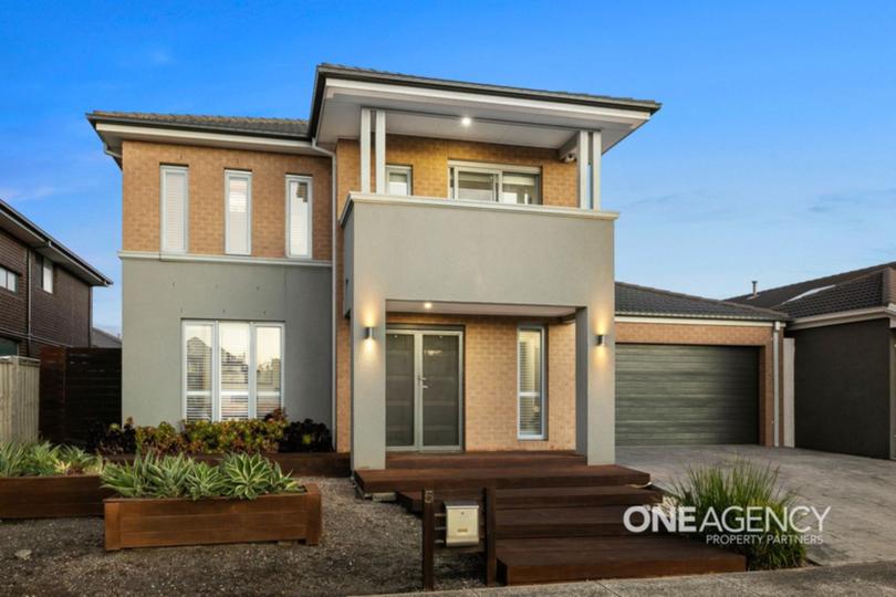 Families looking for larger homes are buyers in Point Cook, where this four-bedroom home is for sale.