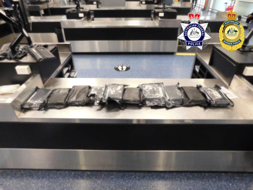 The AFP have charged a Canadian man who could face life in jail after a shock baggage discovery.