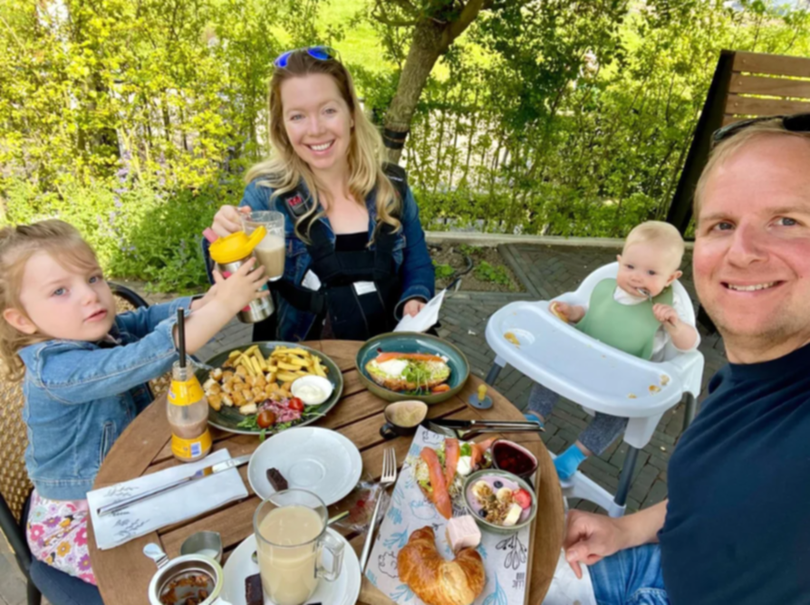 Jennea, Arthur and their two kids now live in the Netherlands.