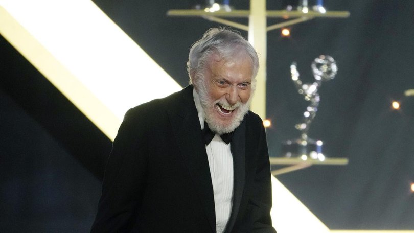 Veteran entertainer Dick Van Dyke is OK after being rescued during wildfires in Malibu, California. (AP PHOTO)