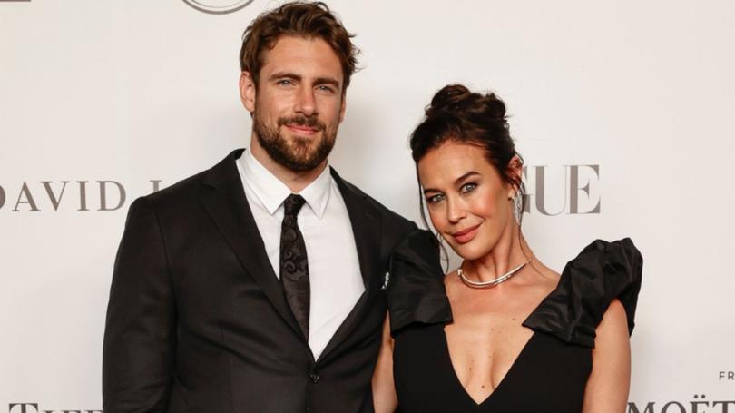 Megan Gale and Shaun Hampson are proud parents and have a happy relationship ... but the wedding just hasn’t happened. 