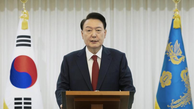 South Korean President Yoon Suk Yeol is defiant about his political future despite being impeached. (AP PHOTO)