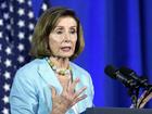 US politician Nancy Pelosi has undergone hip surgery in Germany after a fall.  (AP PHOTO)