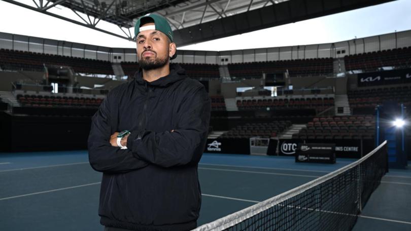 Nick Kyrgios will play in Brisbane before returning to grand slam tennis at the Australian Open.