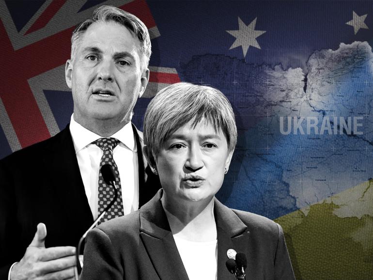 Foreign Minister Penny Wong and Defence Minister Richard Marles touched down in London to discuss Ukraine, China and AUKUS with their British counterparts for the first AUKMIN talks with the new Labour government.