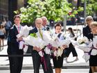 Ten years on from the ‘traumatising’ Lindt Cafe siege that killed two people and terrorised Sydney, Prime Minister Anthony Albanese and Premier Chris Minns have led floral tributes in Martin Place.