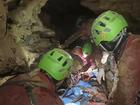 Expert cave explorer Ottavia Piana was injured after falling five metres during an expedition. (AP PHOTO)