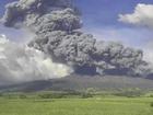 The Kanlaon volcano erupts in the Phillipines.