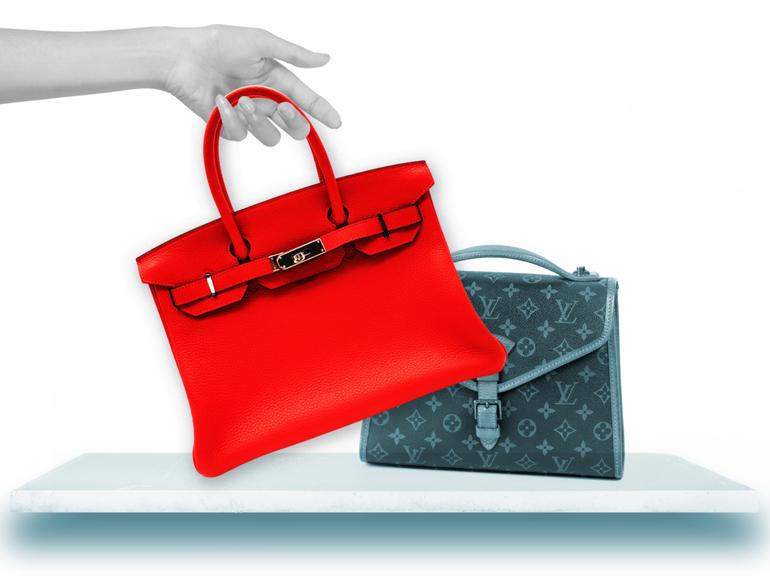 Luxury brands aiming for the ultra-rich like Hermes are doing relatively well, while brands exposed to middle-class shoppers like Louis Vuitton are hitting a rough patch.