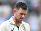 Australia’s bowling attack has suffered a major blow, with Cricket Australia confirming a calf strain for Josh Hazlewood that is likely to keep him out of the rest of the Test series.