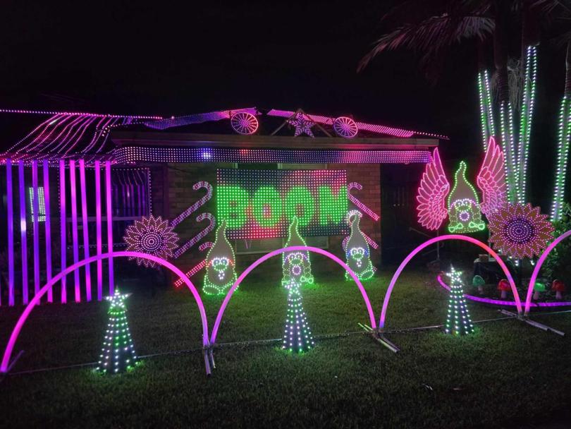 You’ll love this fun musical light show at 86 College Way, Boondall.