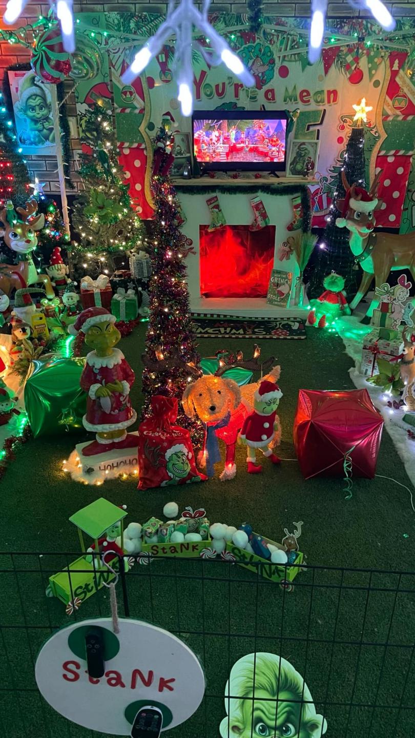 Grinch’mas or Christmas!? That depends if you’ve been naughty or nice, according to the owners at 9 Farr Court, Daisy Hill.