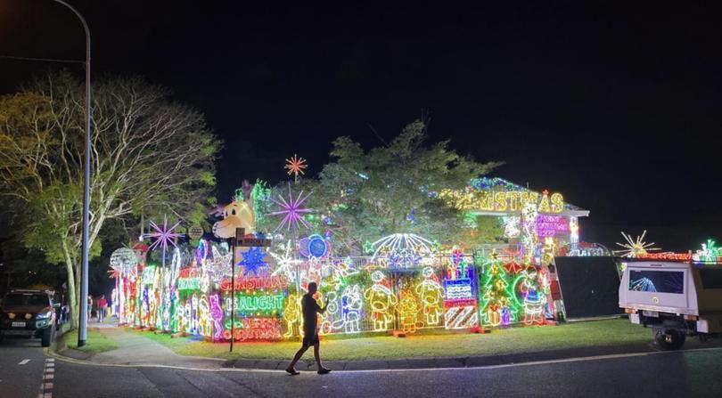 Check out this massive display at 2 Brochet Street, Mansfield, where music, lasers and Christmas lights combine for a display that could be seen from streets away.