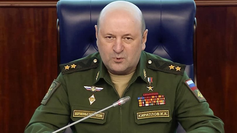 Igor Kirillov, head of Russia's Nuclear, Biological, and Chemical Protection troops, has been killed.