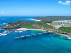 A man has drowned at Catherine Hill Bay in NSW on Tuesday afternoon.