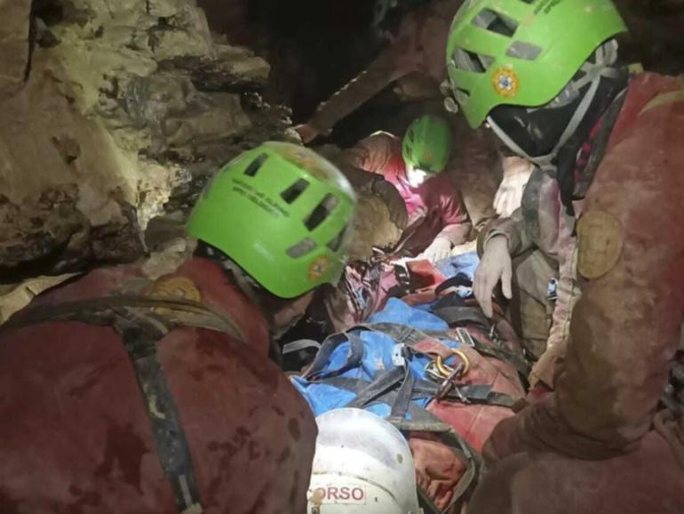 Doctors say Ottavia Piana has fractures to her face, ribs and knee after falling in a cave.